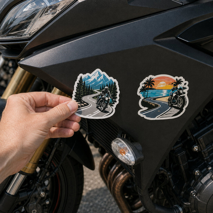Compatible fairings, rigid panniers, windshields where suitable and shop equipment