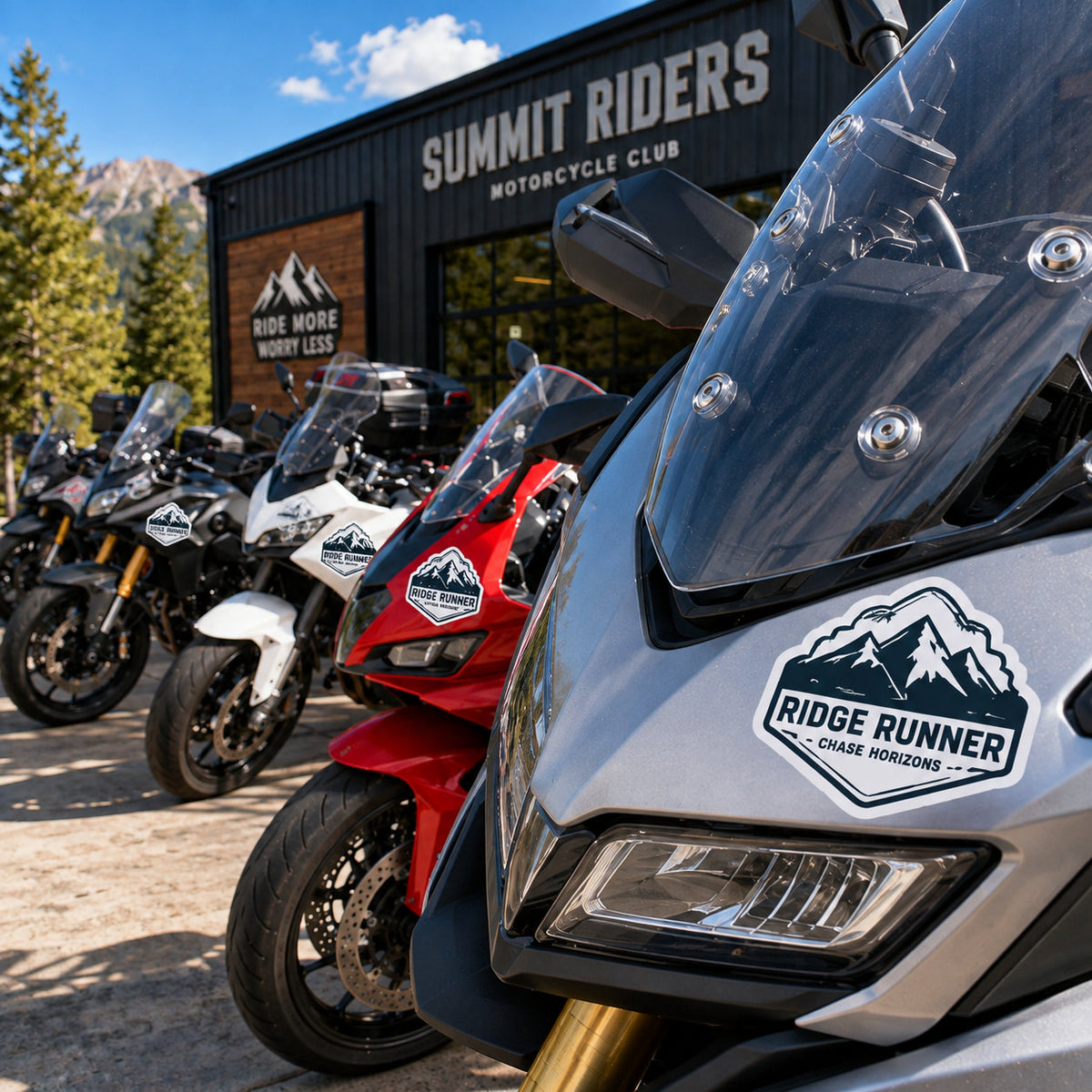 Motorcycle Stickers - lifestyle example 3
