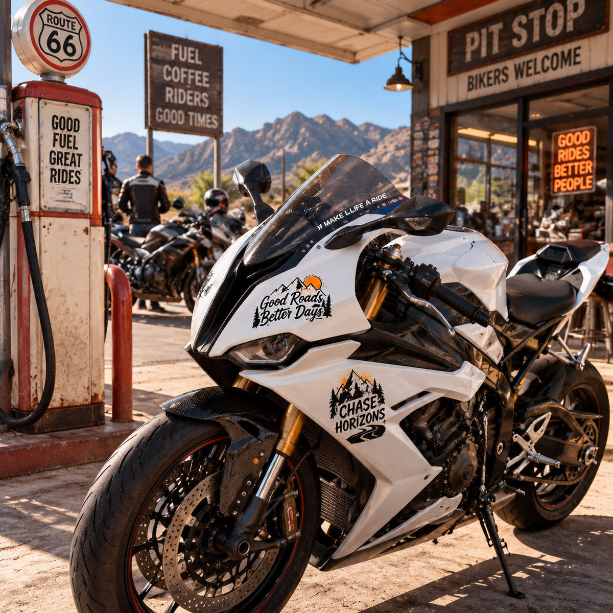 Motorcycle Stickers - lifestyle example 5