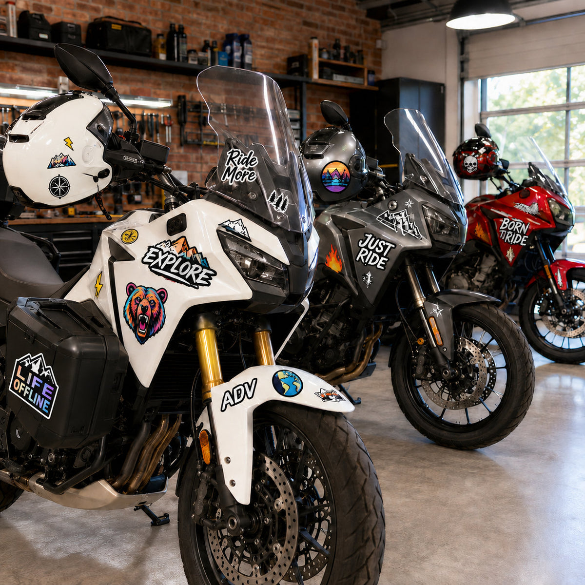 Motorcycle Stickers - lifestyle example 7