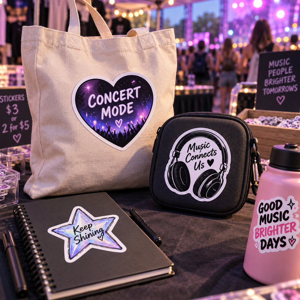 Music Stickers - main lifestyle image