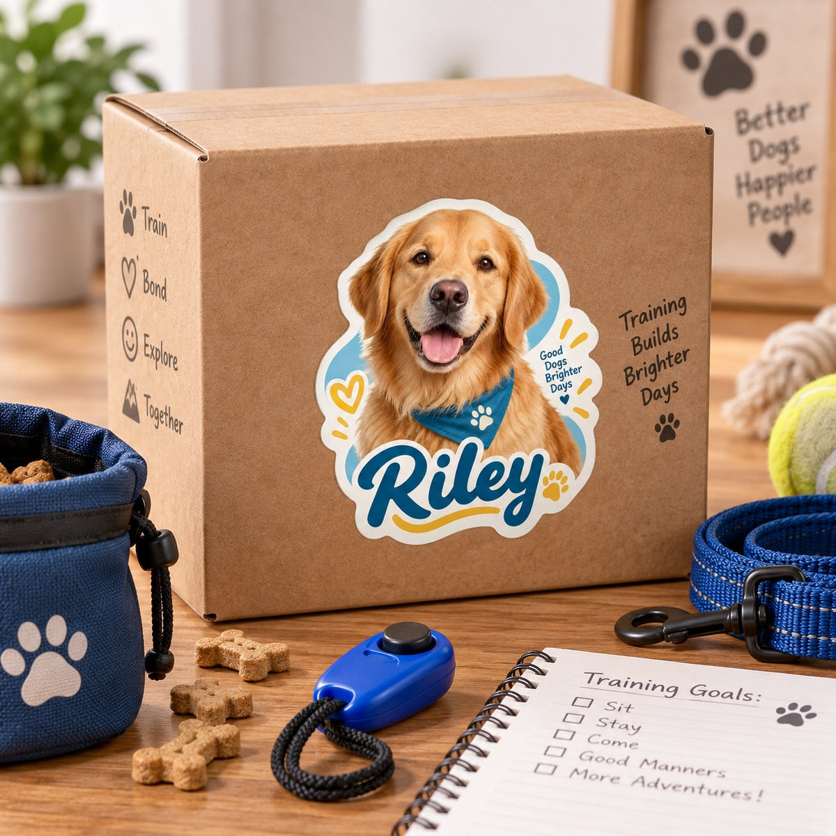 Pet Dog Stickers - lifestyle example 2