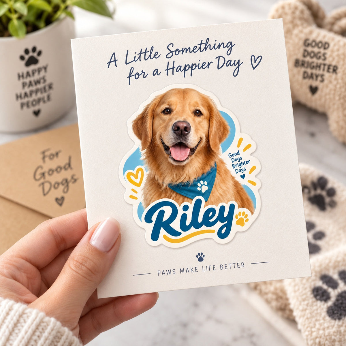 Pet Dog Stickers - lifestyle example 3