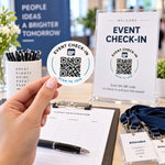 QR code stickers - lifestyle example 2