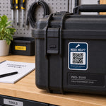 QR code stickers - lifestyle example 5