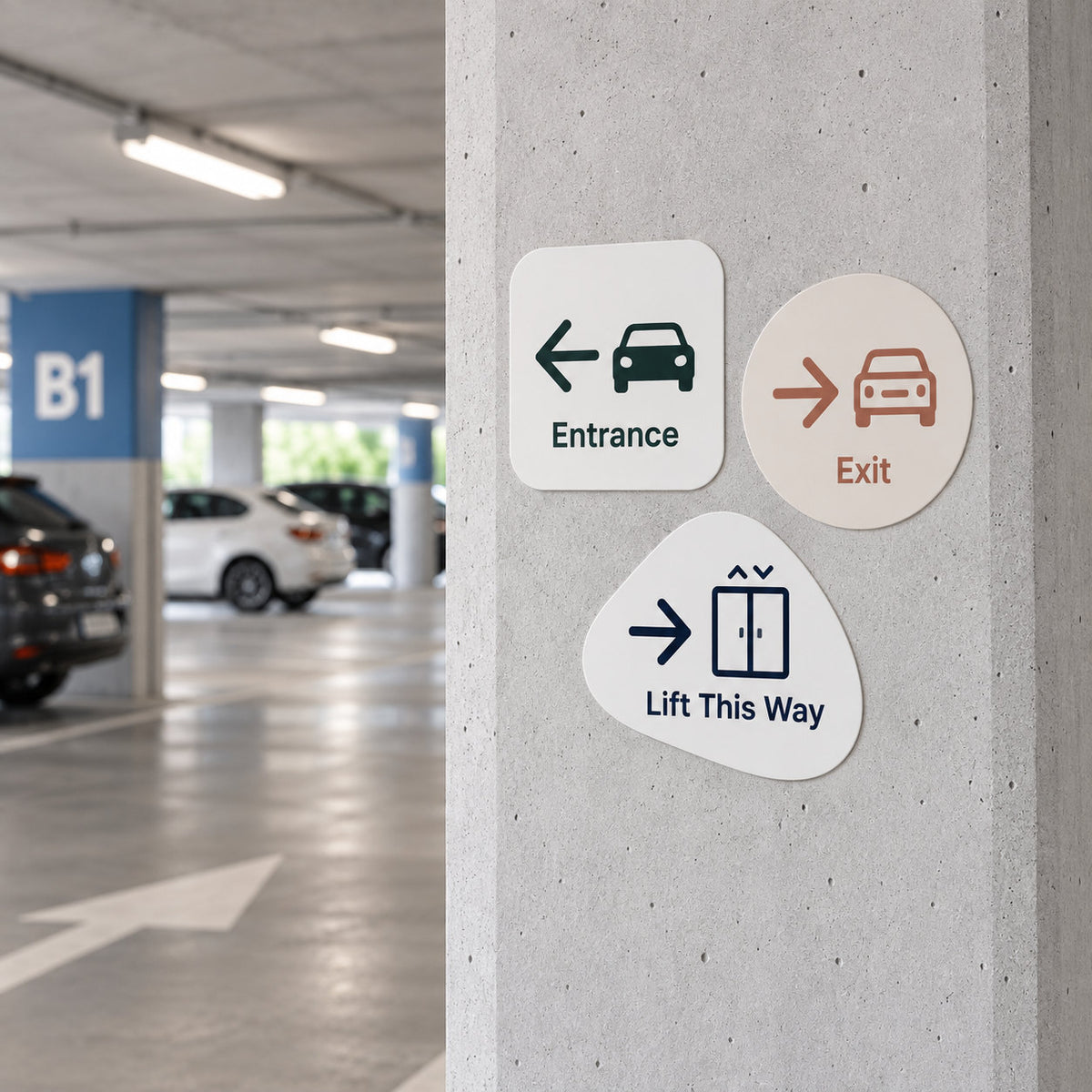 Sign & Guide Stickers - lifestyle example 3