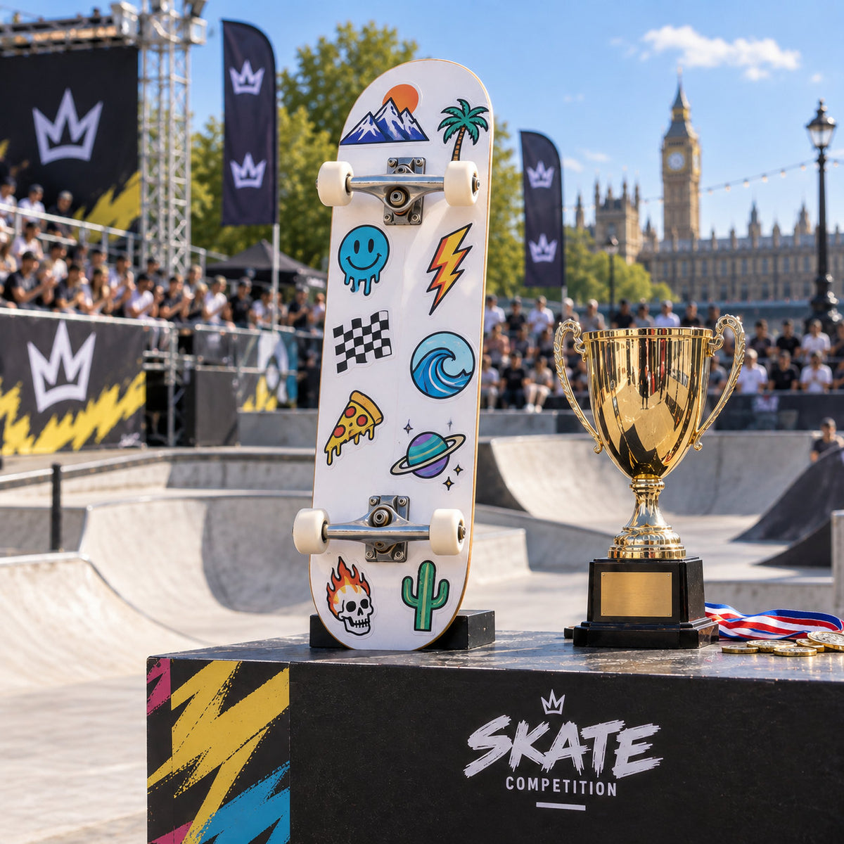 Skateboard Stickers - main lifestyle image