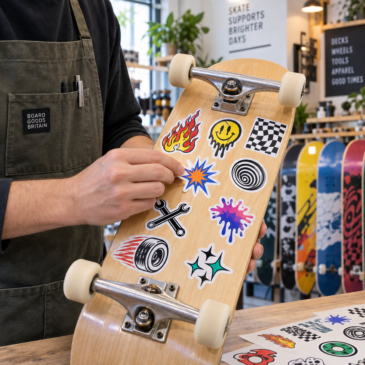 Skateboard Stickers - lifestyle example 5