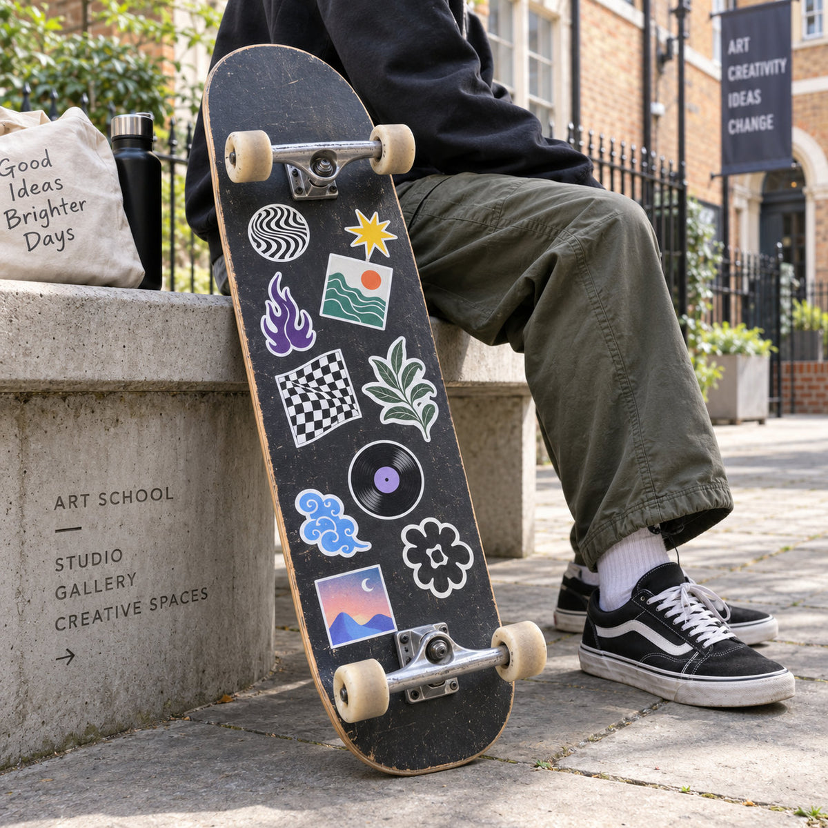 Skateboard Stickers - lifestyle example 7