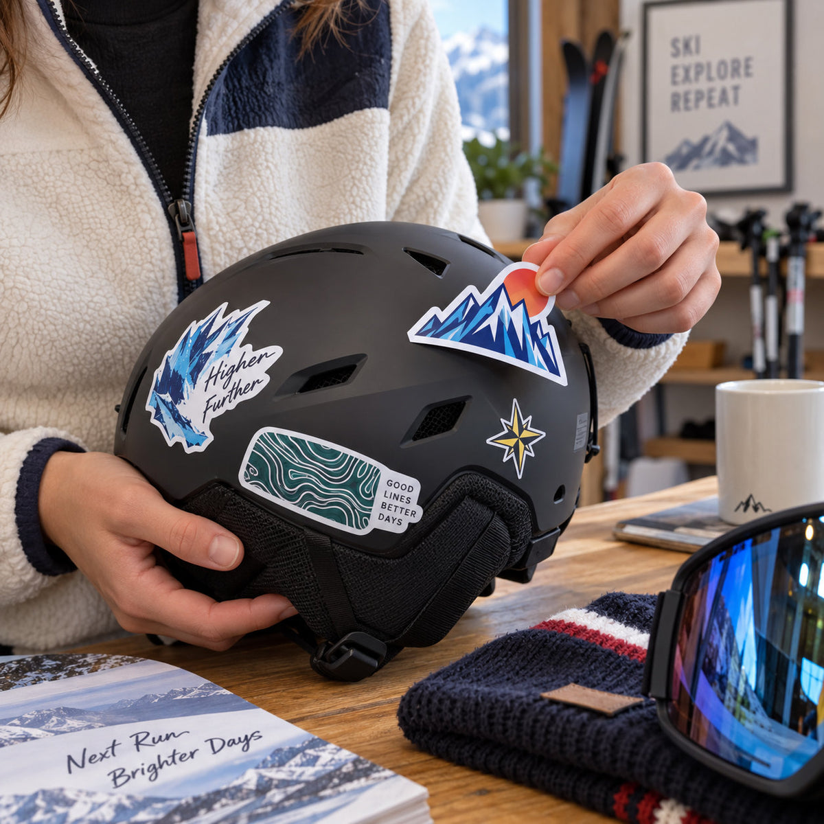 Snow Board Stickers - lifestyle example 6
