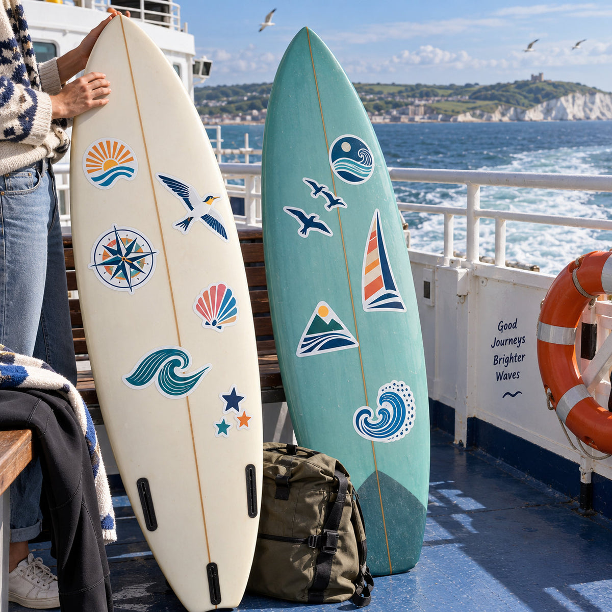 Surfboard Stickers - lifestyle example 3