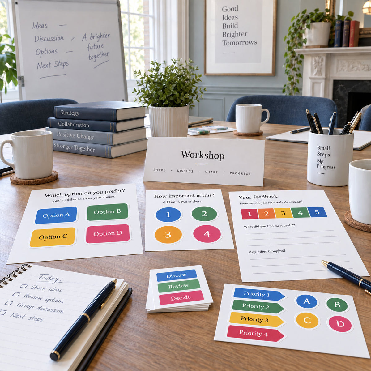 Vote & Group Stickers - main lifestyle image