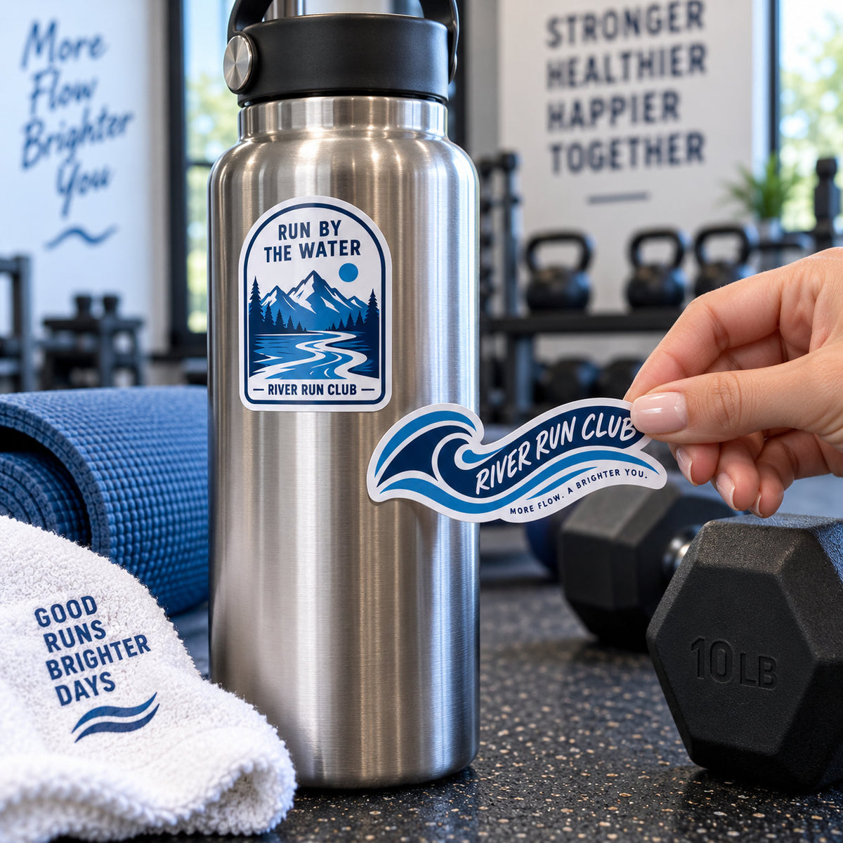 Water Bottle Stickers - lifestyle example 3