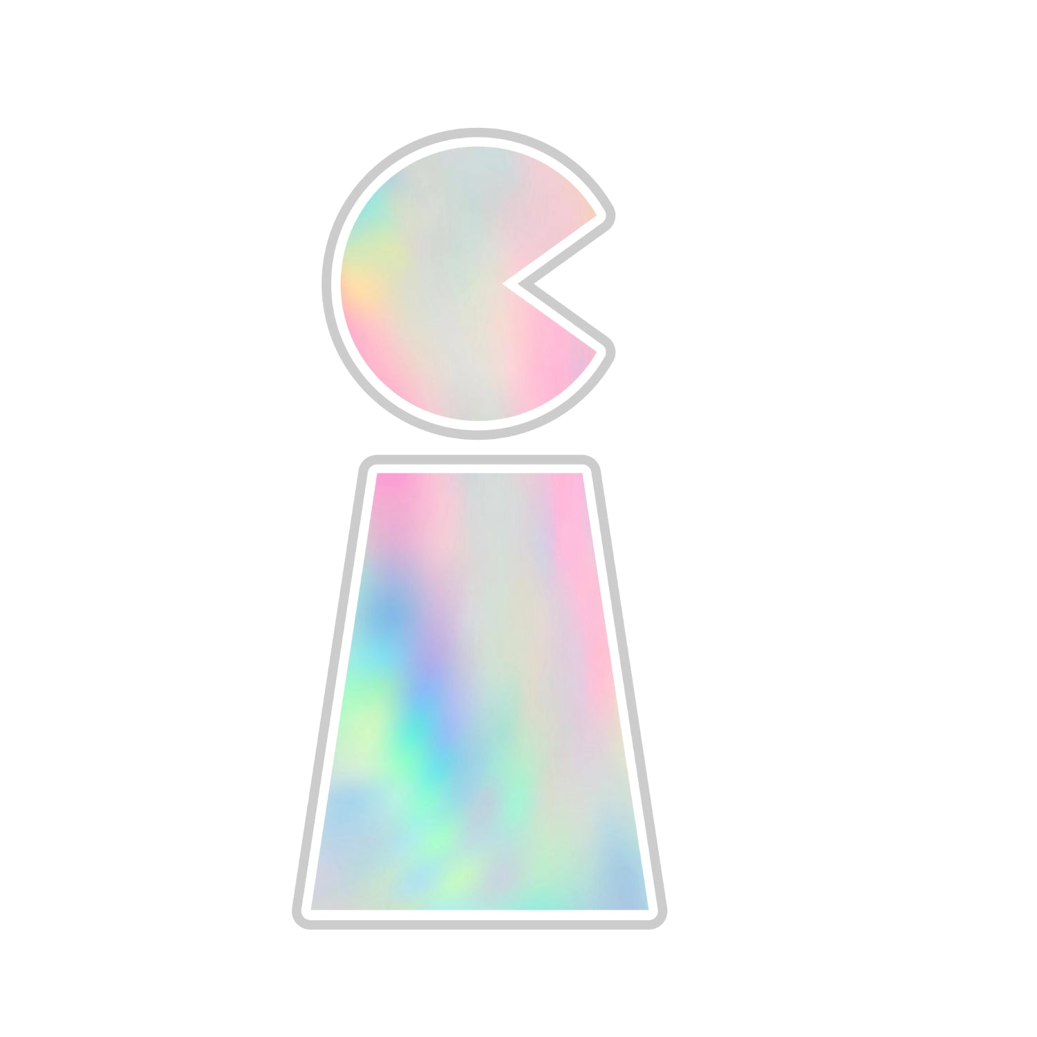 Custom Iridescent Holographic Stickers – Vibrant Vinyl Printing