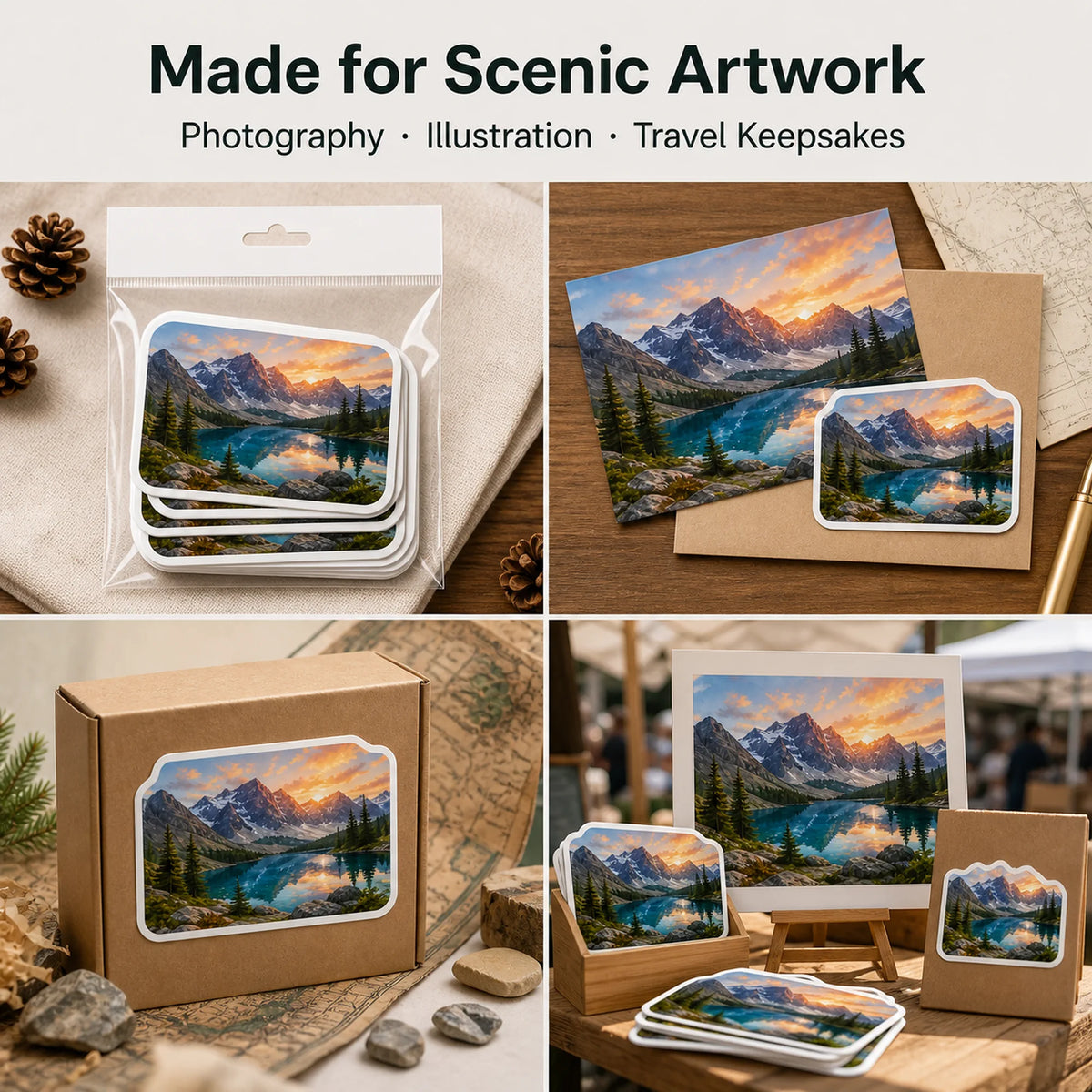Landscape Stickers — use-case examples