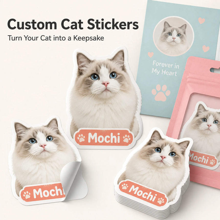 Pet Cat Stickers — main product image