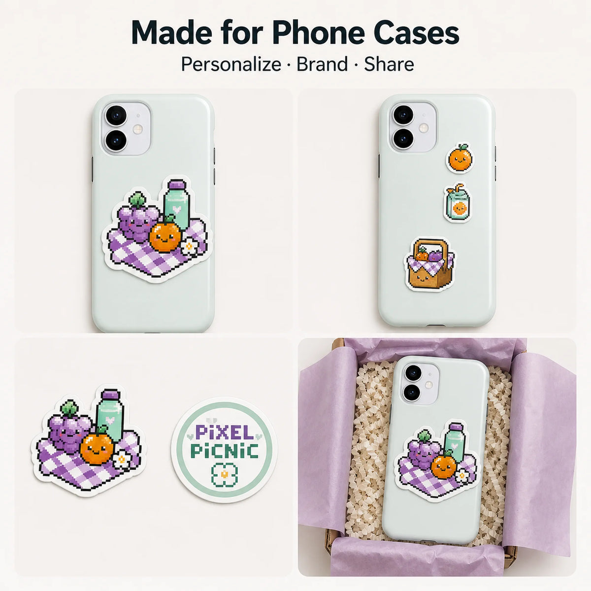 Phone Stickers — use-case examples