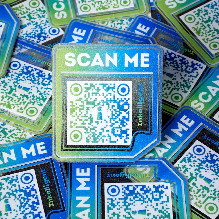 QR-Code-Aufkleber