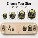 Skateboard Stickers — size guide