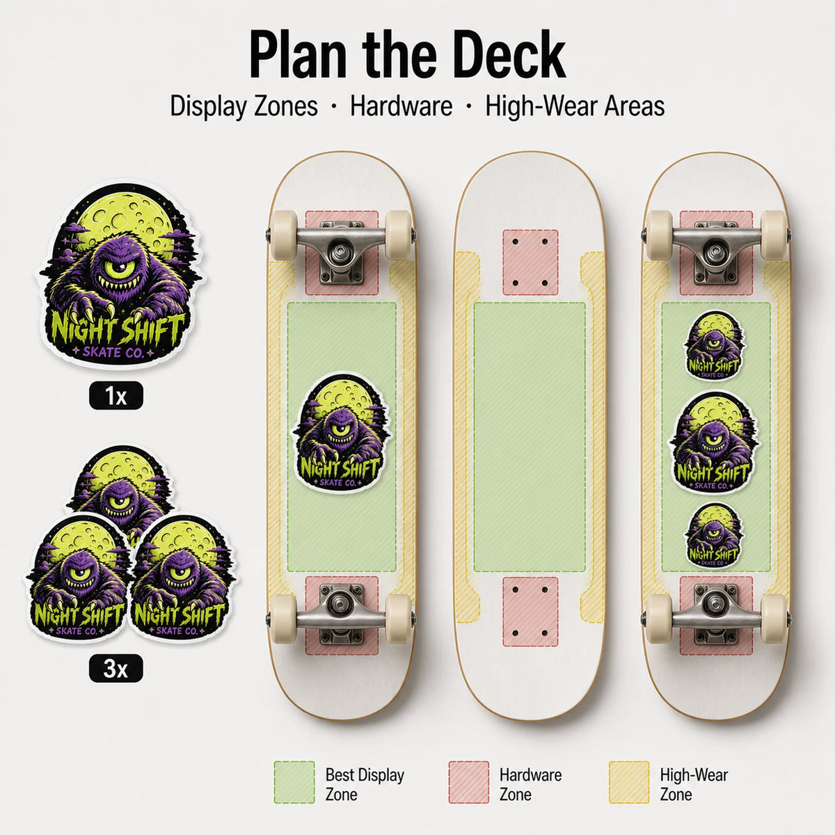 Skateboard Stickers — product-specific guidance