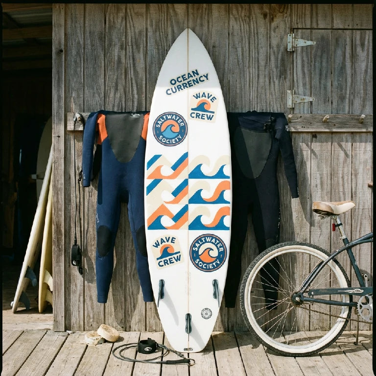 Non-waxed board areas