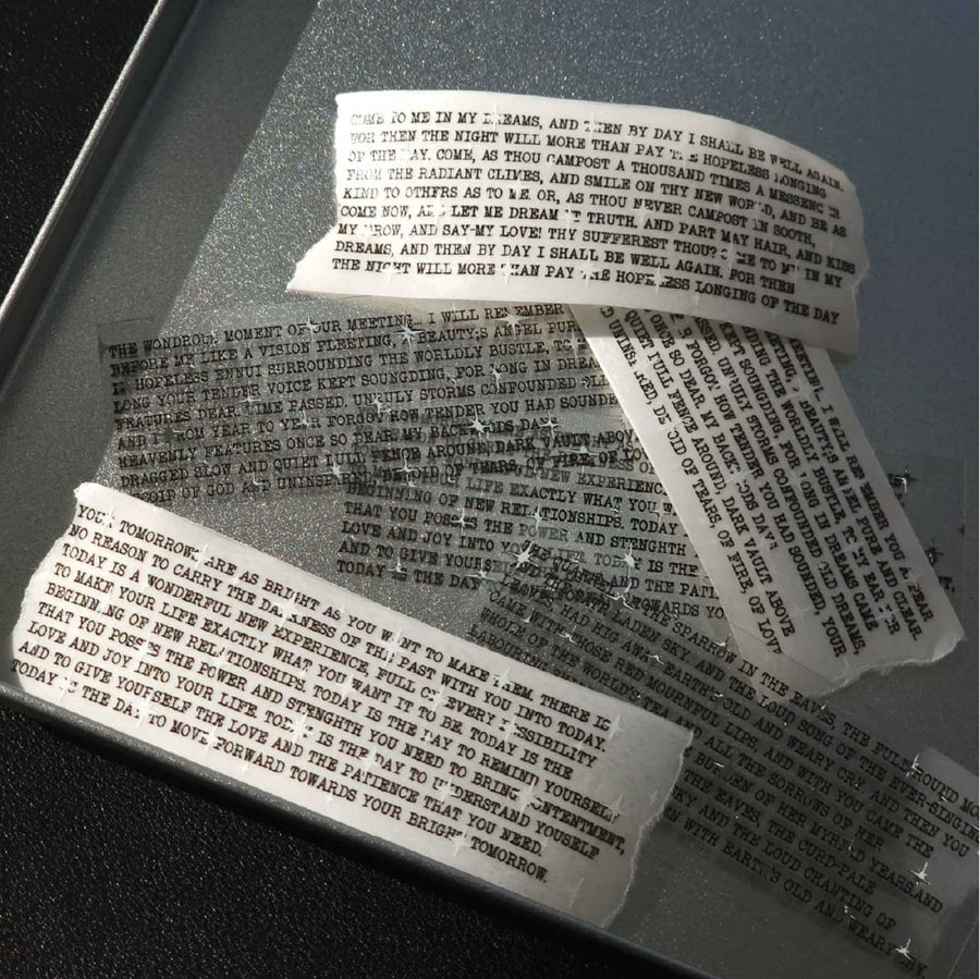 Black & White Japanese Washi Tape Set