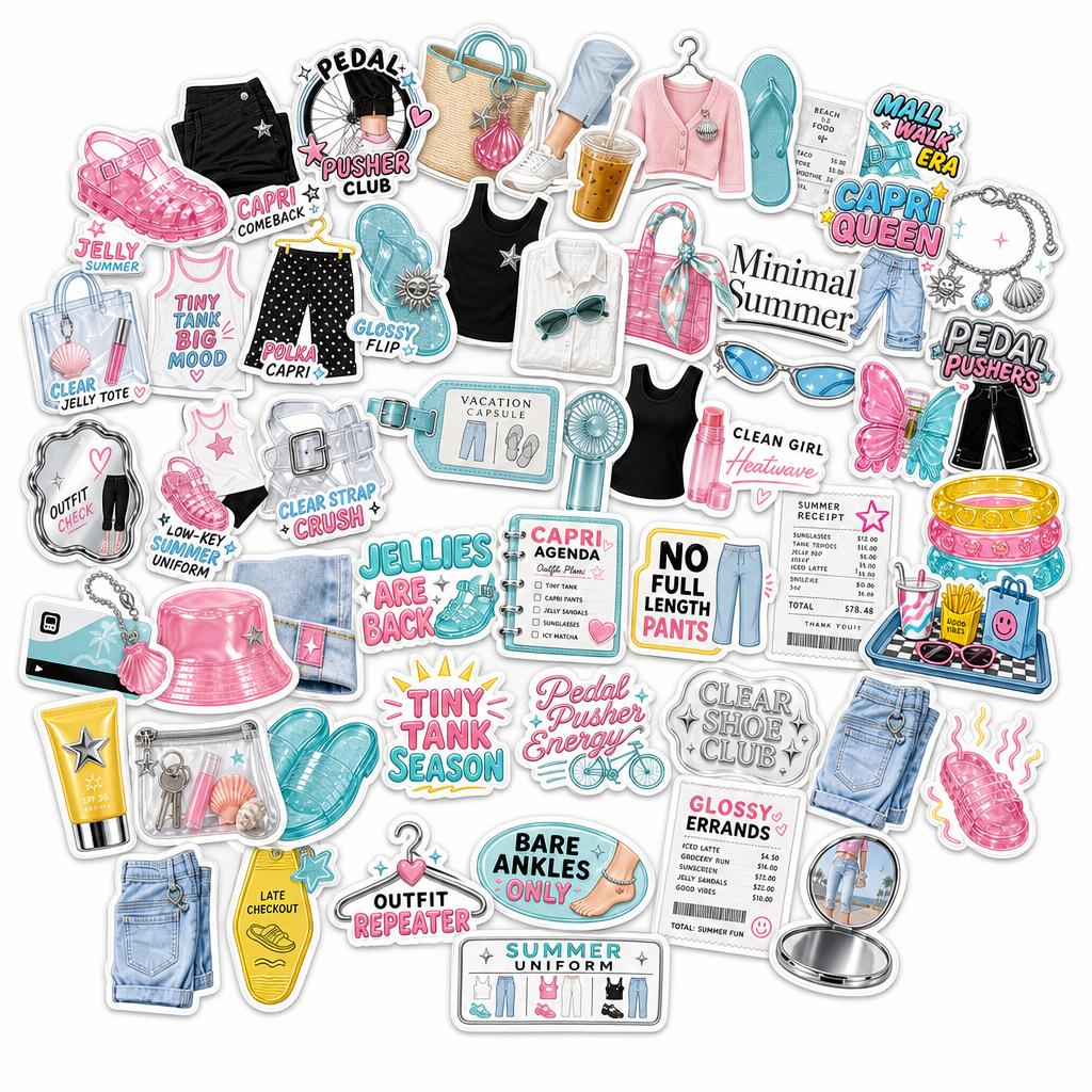 Jelly Summer Capri Stickers