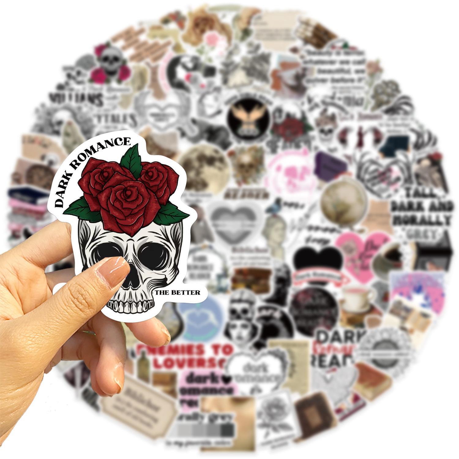 Dark Academia Classical Stickers Pack – 100 Pcs