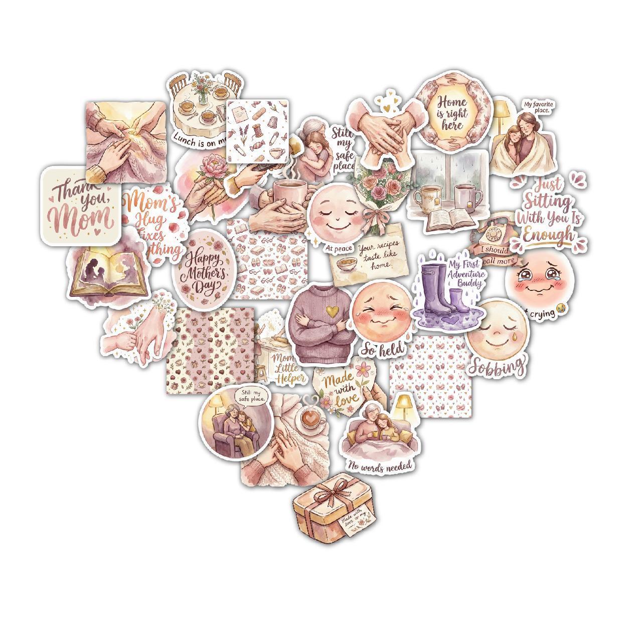 Mother’s Day Hugs & Gratitude Stickers Pack