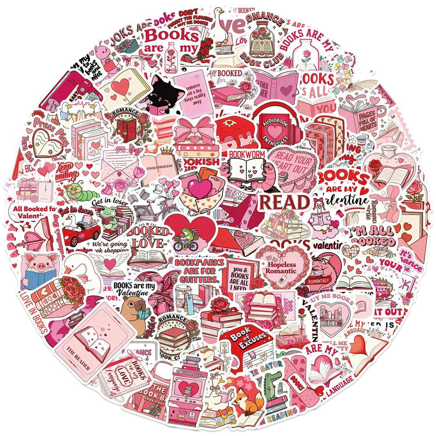 Valentine Day Stickers – 100 Pcs
