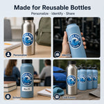 Water Bottle Stickers — use-case examples