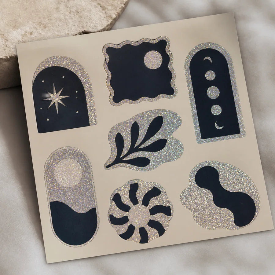 Selective exposure example for Sparkle holographic vinyl