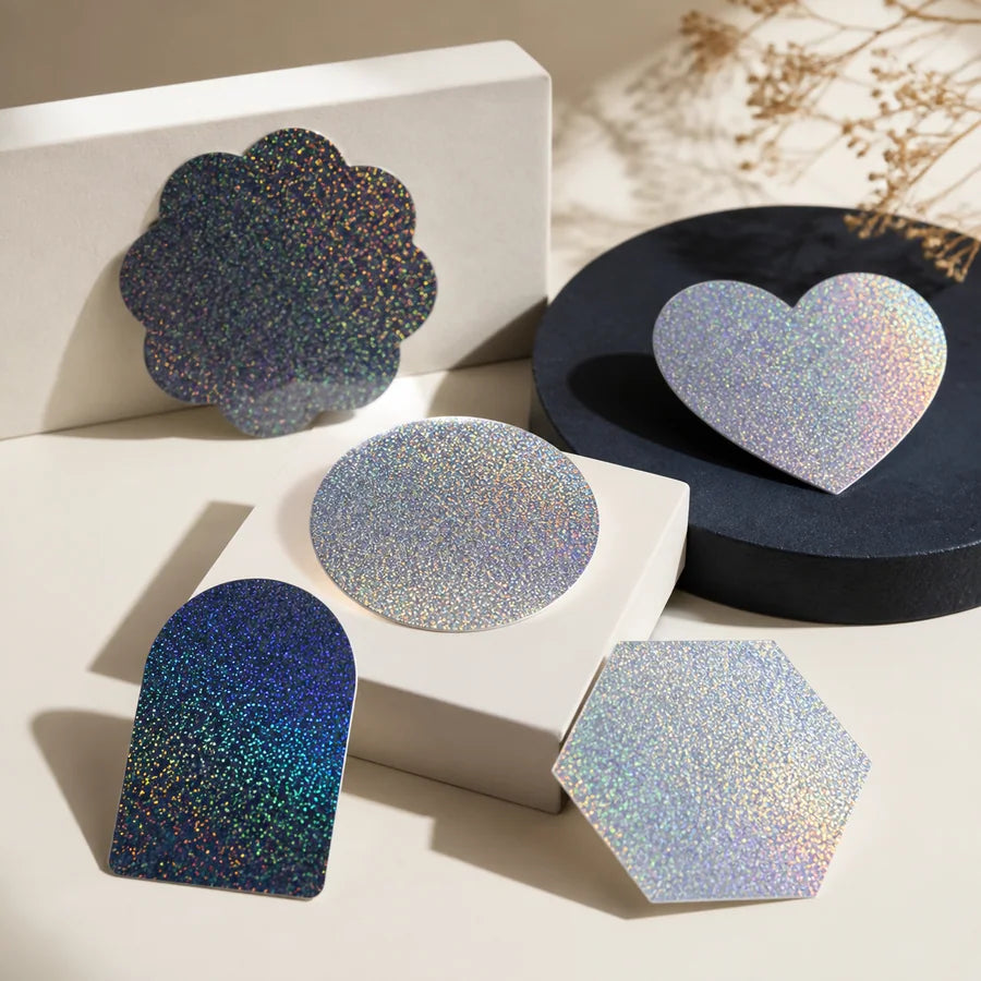 Real-world lighting example for Sparkle holographic vinyl