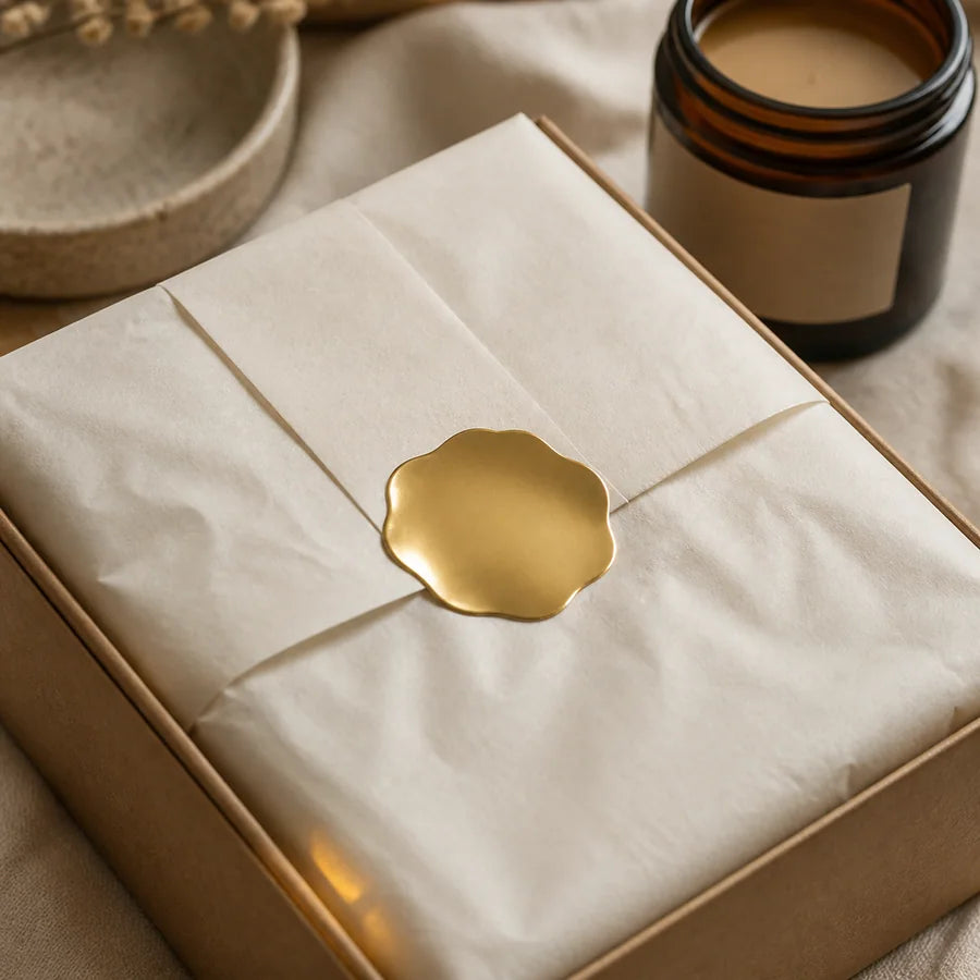 Premium seals example for Warm metallic vinyl