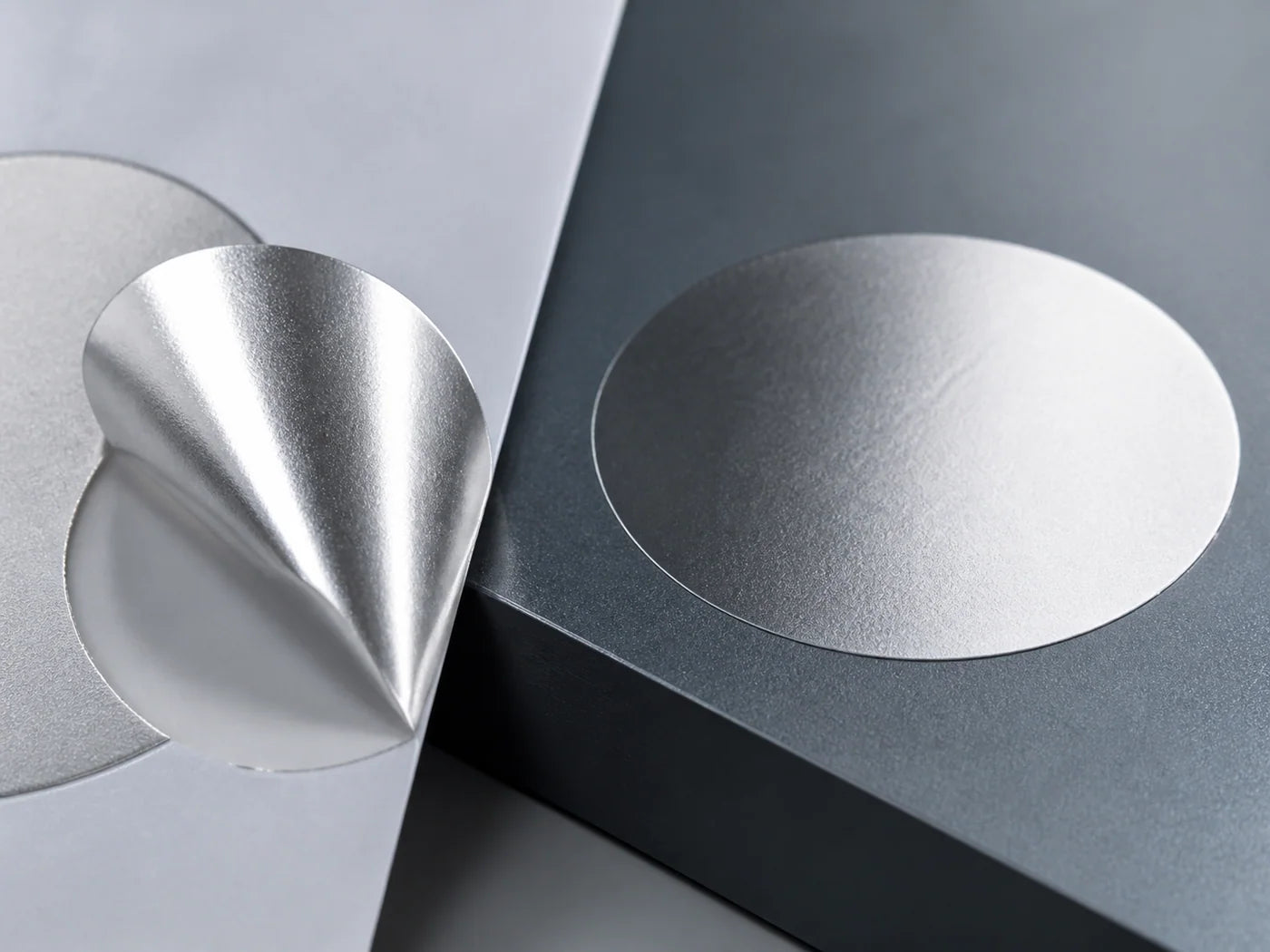 Close material detail for Cool metallic vinyl