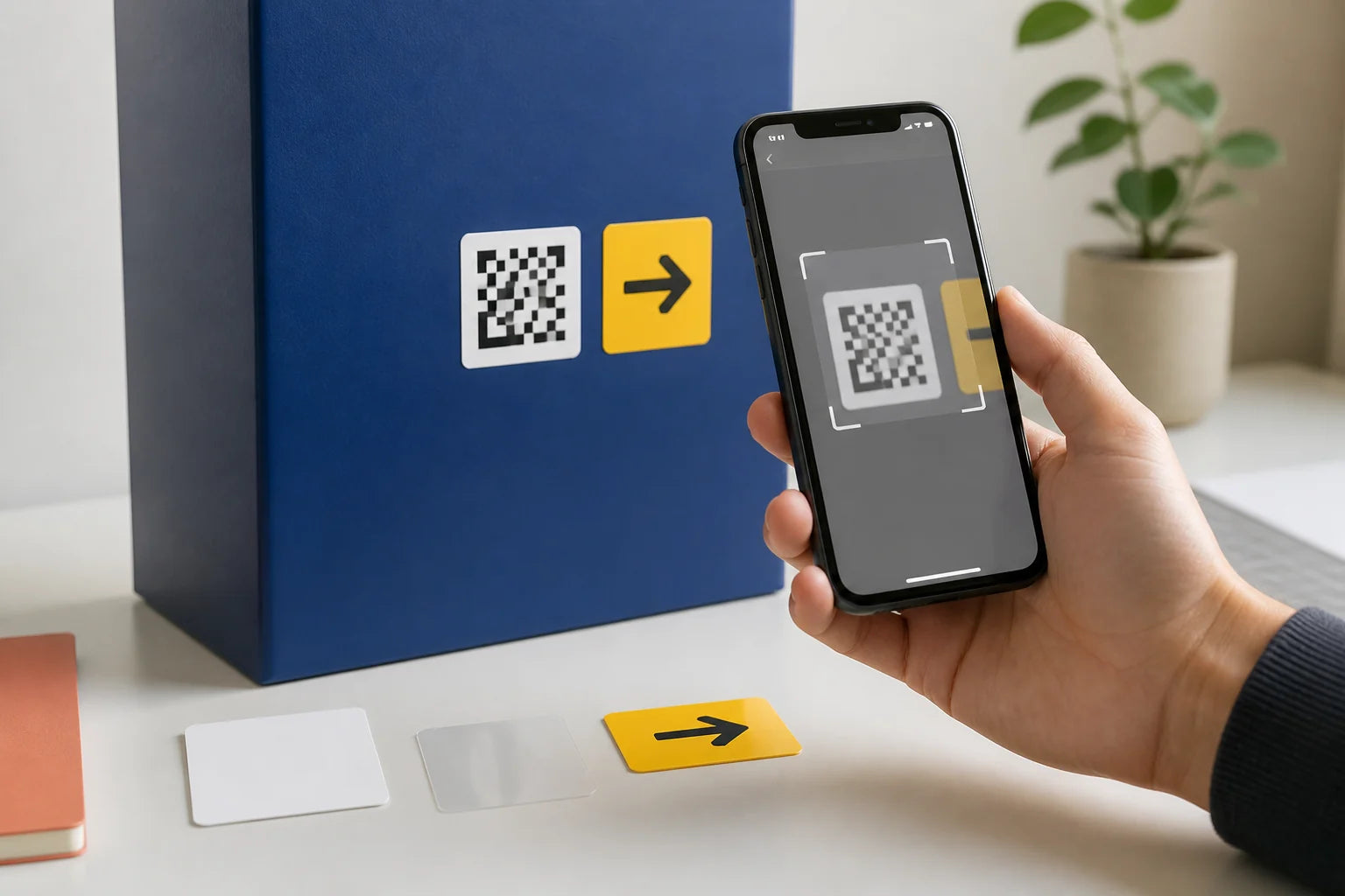 Illustrative five-layer construction direction for signs & information stickers